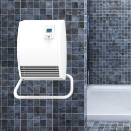   Intuis Arios DS elektromos törölközőszárító radiátor hősugárzóval 2000 W - extrém gyors felfűtéssel, digitális vezérléssel, önálló fűtési lehetőséggel