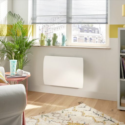 Intuis Oslo elektromos fűtőpanel, fekvő - beépített vezérléssel, komfortos hőérzettel