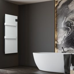   Radialight Onsen EVO prémium törölközőszárító radiátor, 1000 W - energiatakarékos működés, kettős hőleadással