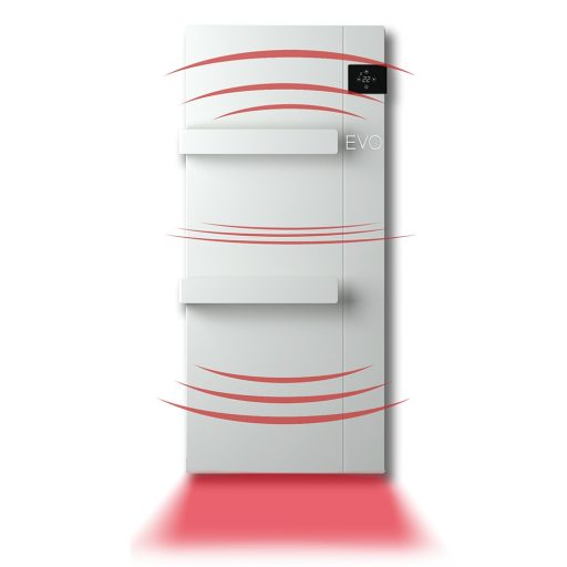 Radialight Onsen EVO prémium törölközőszárító radiátor, 1000 W - energiatakarékos működés, kettős hőleadással