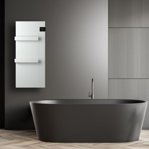 Radialight Onsen EVO prémium törölközőszárító radiátor, 1000 W - energiatakarékos működés, kettős hőleadással