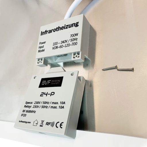 BVF 24-FP-RF termosztát készlet infrapanelek vezérléséhez - termosztáttal, fali vevőegységgel