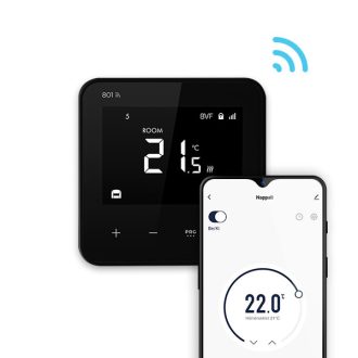   BVF 801 okostermosztát WiFi vezérléssel, padlószenzorral - távoli vezérlés, ablaknyitás érzékelés