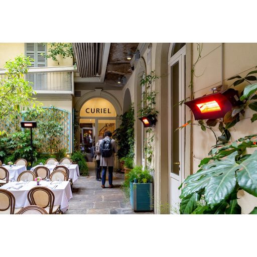 Radialight Oasi kültéri infrasugárzó, 1000/2000 W - teraszfűtéshez, azonnali hőérzettel és elegáns kialakítással