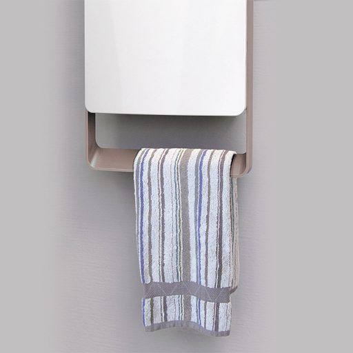 Radialight Touch fürdőszobai gyorsfűtő készülék törölközőtartóval 1800 W - programozható működéssel és jelenlétérzékelő funkcióval