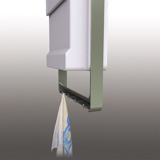 Radialight Touch fürdőszobai gyorsfűtő készülék törölközőtartóval 1800 W - programozható működéssel és jelenlétérzékelő funkcióval