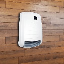   Radialight Bali fürdőszobai fali gyorsfűtő készülék 1200/2000 W - gyors felfűtéssel, beépített digitális termosztáttal