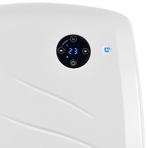 Radialight Bali fürdőszobai fali gyorsfűtő készülék 1200/2000 W - gyors felfűtéssel, beépített digitális termosztáttal