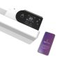   Intuis Tactic WiFi elektromos fali fűtőpanel - távolról vezérelhető okos készülék, rezgés és zajcsökkentett kialakítású fűtőbetéttel