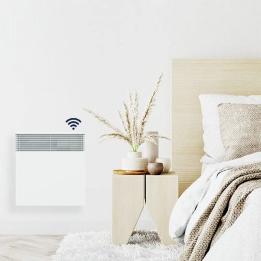 Intuis Tactic WiFi elektromos fali fűtőpanel - távolról vezérelhető okos készülék, rezgés és zajcsökkentett kialakítású fűtőbetéttel