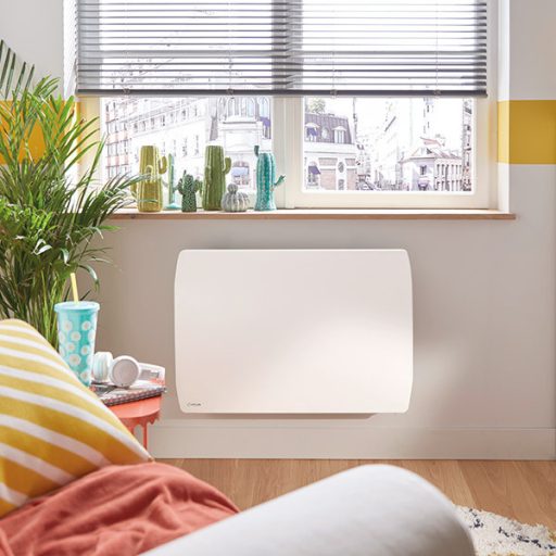 Intuis Prestance prémium elektromos fali fűtőpanel - energiatakarékos, digitális termosztáttal, ablaknyitás érzékeléssel