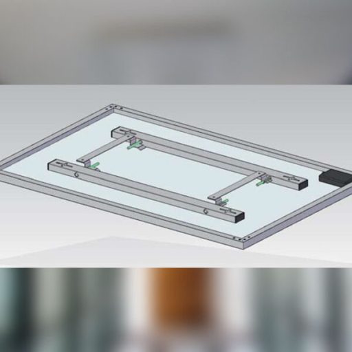 BVF mennyezeti gyorsrögzítő BVF NG sorozatú infrapanelekhez - precíz pozicionáláshoz