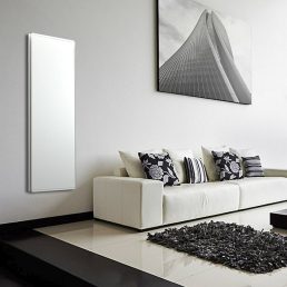   Radialight ICON WiFi prémium függőleges fali fűtőpanel, fehér - távolról vezérelhető okos készülék, energiatakarékos működéssel