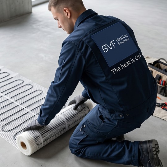 BVF H-MAT fűtőszőnyeg rétegrend ábra
